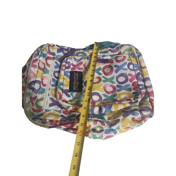 Jansport Rainbow X & O ‘s Hugs & Kisses Girls Kids Womens Backpack Multi Color - Picture 4 of 16